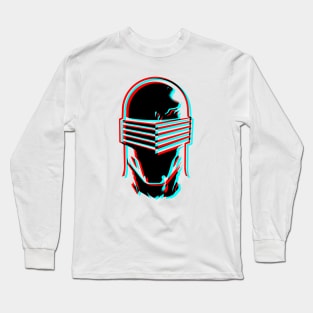 Retro 3D Glasses Style - Snake eyes Long Sleeve T-Shirt